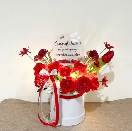 Bloom Box Akrilik Ucapan Grand Opening Neglasari